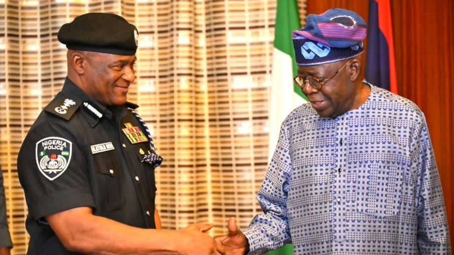 Tinubu Swears in Disu as IGP